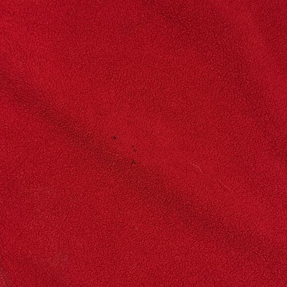 L.L. Bean 1/4 Zip Sweatshirt Women Size L Red Fleece Cozy Outdoor Apparel Casual - Picture 7 of 7